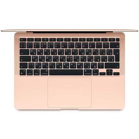 MacBook Air 13 (M1 2020) 8GB 256GB SSD Gold, Общий объем твердотельных накопителей (SSD): 256 ГБ, Объем оперативной памяти: 8 ГБ, Цвет: Gold / Золотой, изображение 2