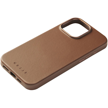 Чехол для iPhone 16 Pro Max Mujjo Leather Case MagSafe Braun, Цвет: Brown / Коричневый, изображение 4