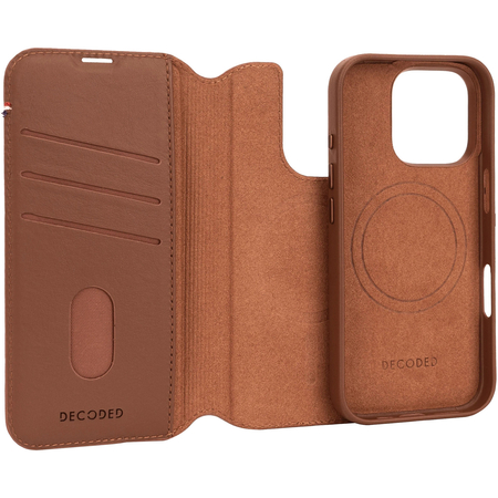 Чехол для iPhone 16 Pro Max Decoded Leather Detachable Wallet Tan, Цвет: Brown / Коричневый, изображение 7