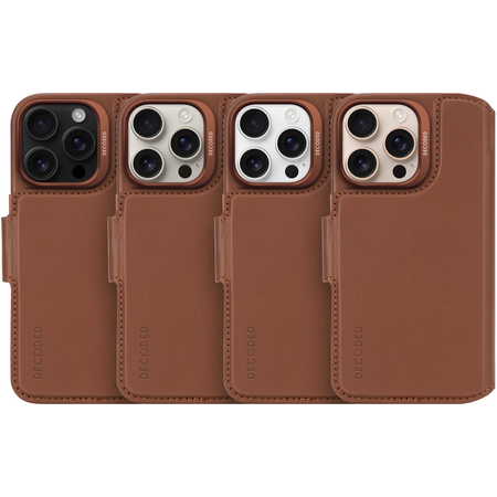 Чехол для iPhone 16 Pro Max Decoded Leather Detachable Wallet Tan, Цвет: Brown / Коричневый, изображение 8