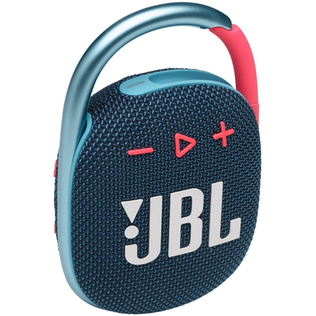 Портативная колонка JBL Clip 4 Blue Pink (JBLCLIP4BLUP), Цвет: Blue / Синий, изображение 3