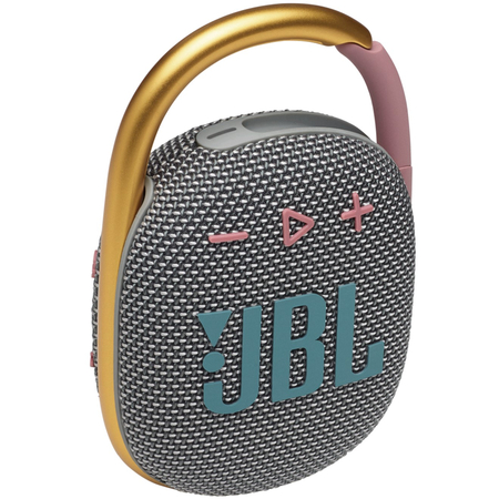Портативная колонка JBL Clip 4 Grey (JBLCLIP4GRY), Цвет: Grey / Серый, изображение 3