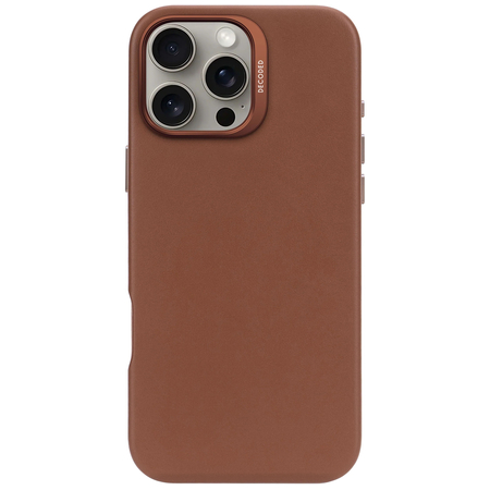 Чехол для iPhone 16 Pro Max Decoded Leather Back Cover Tan, Цвет: Brown / Коричневый