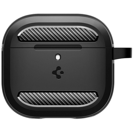 Чехол для наушников AirPods 4 Spigen Rugged Armor Matte Black, изображение 2