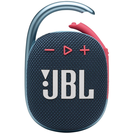 Портативная колонка JBL Clip 4 Blue Pink (JBLCLIP4BLUP), Цвет: Blue / Синий