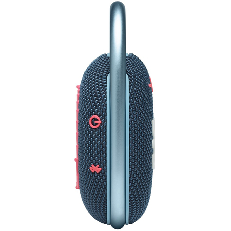 Портативная колонка JBL Clip 4 Blue Pink (JBLCLIP4BLUP), Цвет: Blue / Синий, изображение 5
