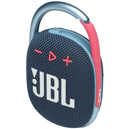 Портативная колонка JBL Clip 4 Blue Pink (JBLCLIP4BLUP), Цвет: Blue / Синий, изображение 4