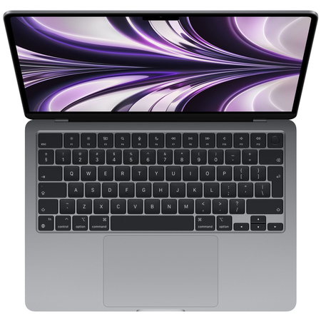 MacBook Air 13 (M2 2022 8C CPU 10C GPU) 8GB 512GB SSD Space Gray, Общий объем твердотельных накопителей (SSD): 512 ГБ, Объем оперативной памяти: 8 ГБ, Цвет: Space Gray / Серый космос, изображение 2