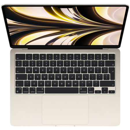 MacBook Air 13 (M2 2022 8C CPU 10C GPU) 8GB 512GB SSD Starlight, Общий объем твердотельных накопителей (SSD): 512 ГБ, Объем оперативной памяти: 8 ГБ, Цвет: Starlight / Сияющая звезда, изображение 2