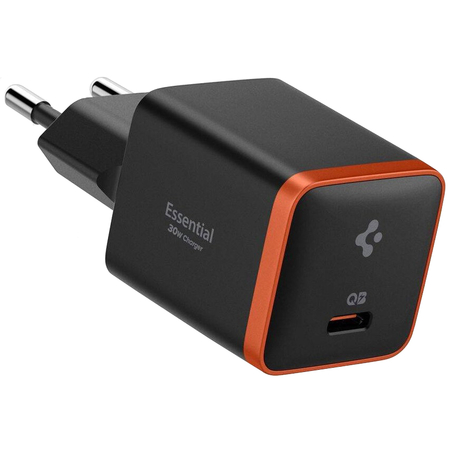 Сетевое зарядное устройство Spigen EE301EU ArcStation Essential Charger 30W Black, Цвет: Black / Черный, изображение 2