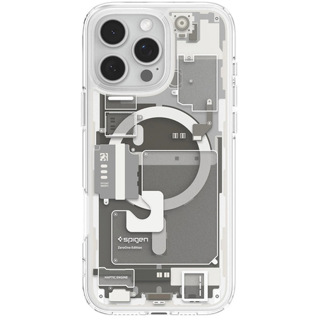 Чехол для iPhone 16 Pro Max Spigen Ultra Hybrid MagSafe Zero One Natural Titanium