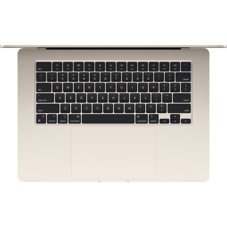 MacBook Air 15" (M3, 8C CPU/10C GPU, 2024), 8 ГБ, 512 ГБ SSD Starlight (MRYT3), Общий объем твердотельных накопителей (SSD): 512 ГБ, Объем оперативной памяти: 8 ГБ, Цвет: Starlight / Сияющая звезда, изображение 3