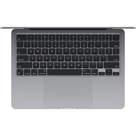 MacBook Air 13" (M3, 8C CPU/10C GPU, 2024), 8 ГБ, 512 ГБ SSD Space Gray (MRXP3), Общий объем твердотельных накопителей (SSD): 512 ГБ, Объем оперативной памяти: 8 ГБ, Цвет: Space Gray / Серый космос, изображение 3