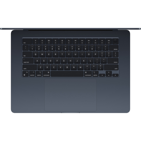 MacBook Air 15" (M3, 8C CPU/10C GPU, 2024), 16 ГБ, 512 ГБ SSD Midnight (MXD43), Общий объем твердотельных накопителей (SSD): 512 ГБ, Объем оперативной памяти: 16 ГБ, Цвет: Midnight / Тёмная ночь, изображение 3