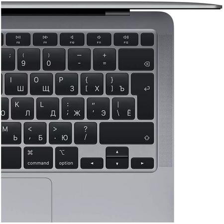 MacBook Air 13 (M1 2020) 8GB 256GB SSD Space Gray, Общий объем твердотельных накопителей (SSD): 256 ГБ, Объем оперативной памяти: 8 ГБ, Цвет: Space Gray / Серый космос, изображение 3