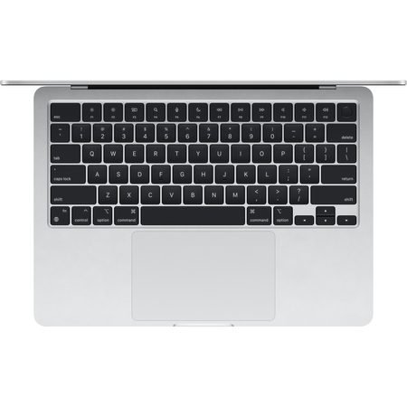 MacBook Air 13" (M3, 8C CPU/10C GPU, 2024), 16 ГБ, 512 ГБ SSD Silver (MXCT3), Общий объем твердотельных накопителей (SSD): 512 ГБ, Объем оперативной памяти: 16 ГБ, Цвет: Silver / Серебристый, изображение 3