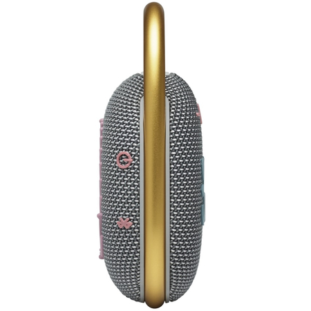 Портативная колонка JBL Clip 4 Grey (JBLCLIP4GRY), Цвет: Grey / Серый, изображение 5