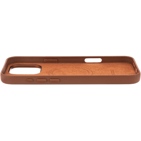Чехол для iPhone 16 Pro Max Decoded Leather Back Cover Tan, Цвет: Brown / Коричневый, изображение 4