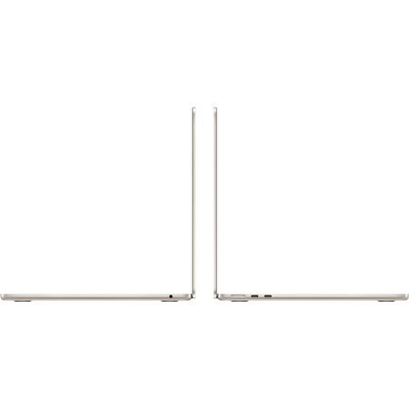 MacBook Air 13" (M3, 8C CPU/10C GPU, 2024), 16 ГБ, 512 ГБ SSD Starlight (MXCU3), Общий объем твердотельных накопителей (SSD): 512 ГБ, Объем оперативной памяти: 16 ГБ, Цвет: Starlight / Сияющая звезда, изображение 4