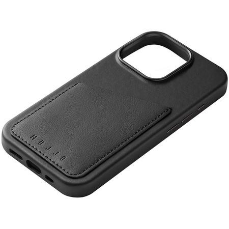 Чехол для iPhone 16 Pro Mujjo Leather Wallet Case MagSafe Black, изображение 2