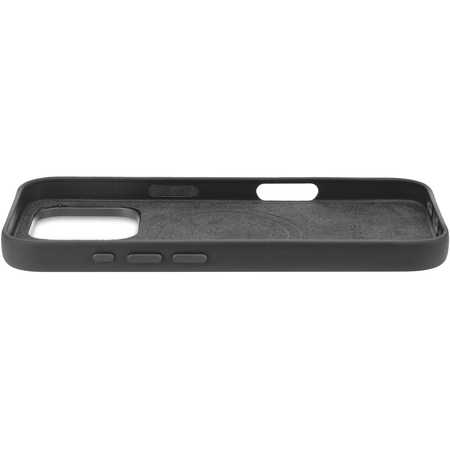 Чехол для iPhone 16 Pro Decoded Leather Back Cover Black, Цвет: Black / Черный, изображение 4