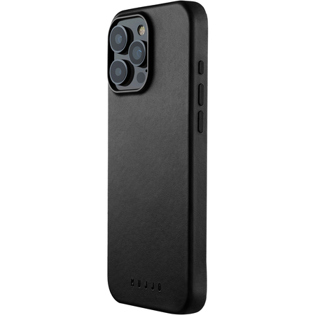 Чехол для iPhone 16 Pro Max Mujjo Leather Case MagSafe Black, Цвет: Black / Черный, изображение 5