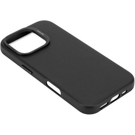 Чехол для iPhone 16 Pro Decoded Leather Back Cover Black, Цвет: Black / Черный, изображение 6