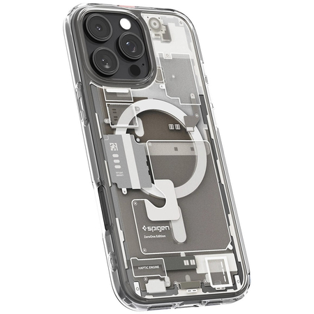 Чехол для iPhone 16 Pro Max Spigen Ultra Hybrid MagSafe Zero One Natural Titanium, изображение 5