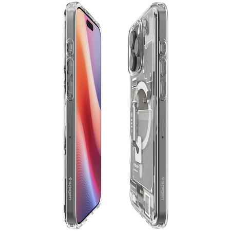 Чехол для iPhone 16 Pro Max Spigen Ultra Hybrid MagSafe Zero One Natural Titanium, изображение 6