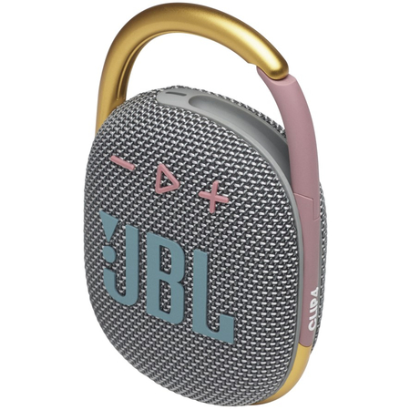 Портативная колонка JBL Clip 4 Grey (JBLCLIP4GRY), Цвет: Grey / Серый, изображение 4