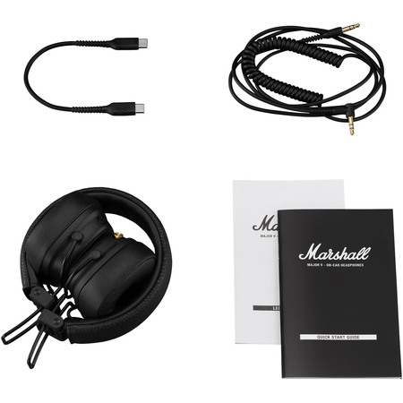 Наушники беспроводные Marshall Major V Black, Цвет: Black / Черный, изображение 12
