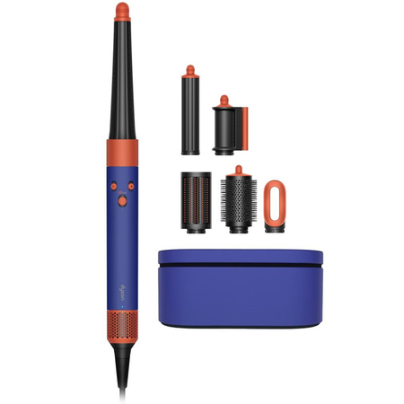 Стайлер Dyson Airwrap ID HS08 Long Strawberry Vinca Blue/ Topaz Orange, Цвет: Vinca Blue / Синий