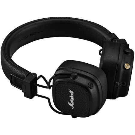 Наушники беспроводные Marshall Major V Black, Цвет: Black / Черный, изображение 3