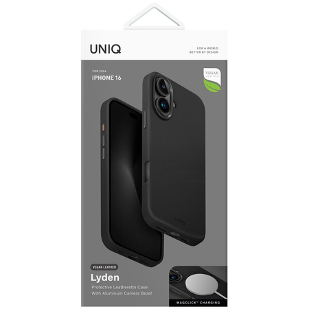 Чехол для iPhone 16 Uniq Lyden Magsafe Black, изображение 6