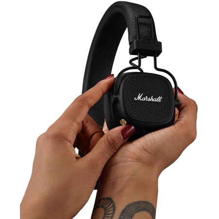 Наушники беспроводные Marshall Major V Black, Цвет: Black / Черный, изображение 9