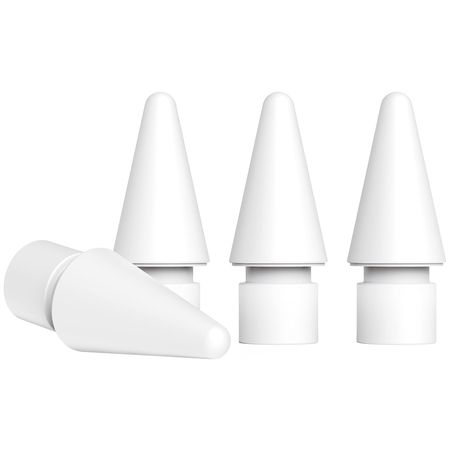 Наконечники для Apple Pencil 1/2/USB-C Elago POM Tips White (4 шт.)