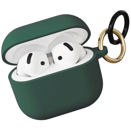 Чехол для наушников AirPods 4 VLP Charm Case Dark Green
