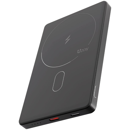 Внешний аккумулятор Uzay Slim 5000 mAh Black, изображение 3