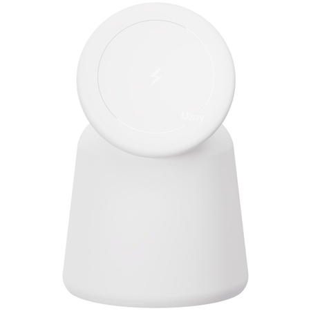 Беспроводное зарядное устройство Uzay Drum Charger 2in1 White