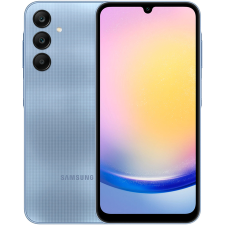 Смартфон Samsung Galaxy A25 8/128Gb Голубой, Объем оперативной памяти: 8 ГБ, Объем встроенной памяти: 128 Гб, Цвет: Blue / Голубой