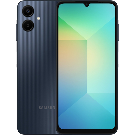 Смартфон Samsung Galaxy A06 6/128Gb Черный, Объем оперативной памяти: 6 ГБ, Объем встроенной памяти: 128 Гб, Цвет: Black / Черный