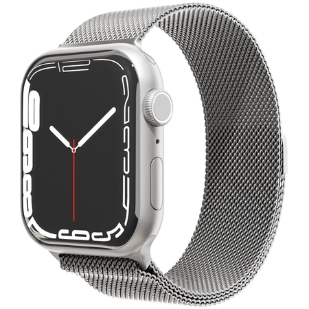 Ремешок для Apple Watch 42/44/45 VLP Milanese Band Silver, Цвет: Silver / Серебристый