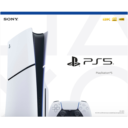Игровая консоль Sony Playstation 5 Slim White 2 Геймпада, изображение 6