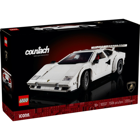 Конструктор Lego Icons Lamborghini Countach 5000 Quattrovalvol (10337), изображение 9