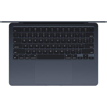 MacBook Air 13 (M3, 8C CPU/8C GPU, 2024), 24 ГБ, 512 ГБ SSD Midnight (MC8Q4), Общий объем твердотельных накопителей (SSD): 512 ГБ, Объем оперативной памяти: 24 ГБ, Цвет: Midnight / Тёмная ночь, изображение 3