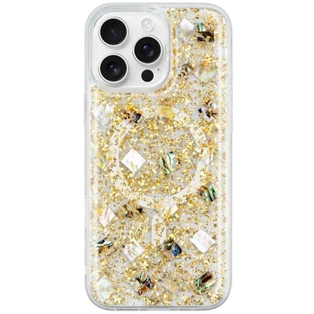 Чехол для iPhone 16 Pro KZDOO Mag Flash Gold