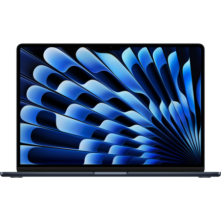 MacBook Air 15 (M3, 8C CPU/10C GPU, 2024) 16 ГБ, 256 ГБ Midnight (MC9G4), Общий объем твердотельных накопителей (SSD): 256 ГБ, Объем оперативной памяти: 16 ГБ, Цвет: Midnight / Тёмная ночь