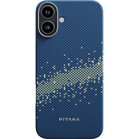 Чехол для iPhone 16 Pitaka StarPeak Tactile Woven case Milky Way Galaxy