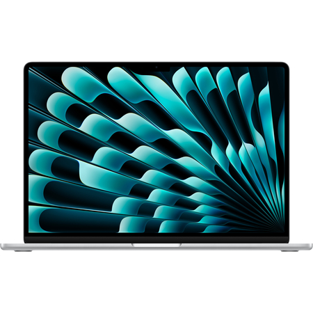 MacBook Air 15 (M3, 8C CPU/10C GPU, 2024) 16 ГБ, 256 ГБ Silver (MC9E4), Общий объем твердотельных накопителей (SSD): 256 ГБ, Объем оперативной памяти: 16 ГБ, Цвет: Silver / Серебристый