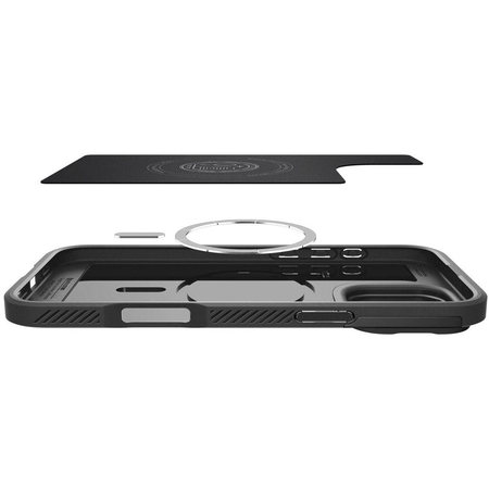 Чехол для iPhone 16 Pro Max Spigen Optik Armor MagSafe Black, изображение 6